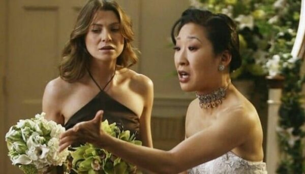 grey's anatomy, meredith, cristina, mariage