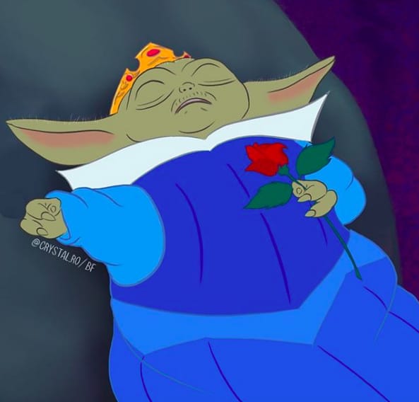 Une Artiste Detourne Baby Yoda En Princesses Disney Et Le Resultat Est Parfait
