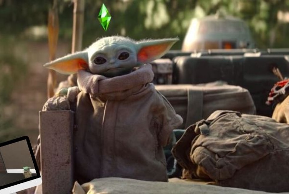 Minute Cool : Bébé Yoda s’incruste dans les Sims 4