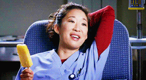 grey's anatomy, cristina, glace, heureux, rire, happy