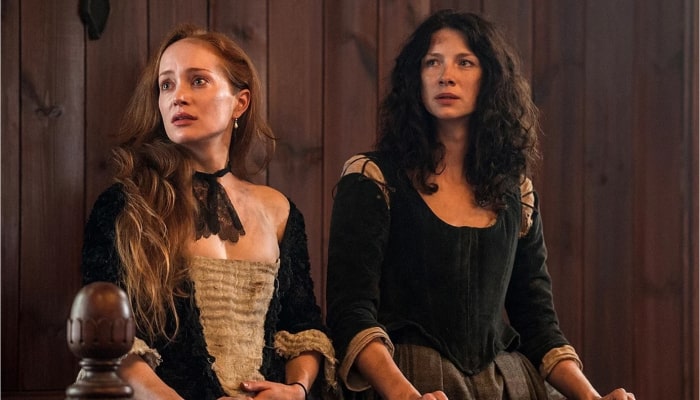 outlander, geillis, claire, sorcières, jugement