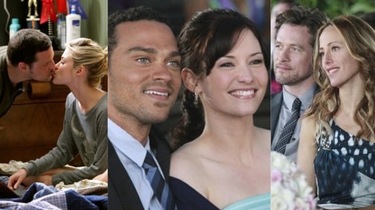 10 couples de Grey’s Anatomy que vous avez probablement oubliés