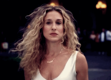 carrie Bradshaw sex and the city gif
