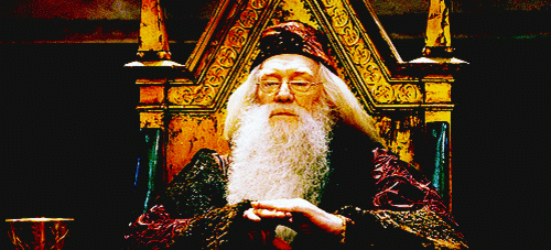 dumbledore albus harry potter gif
