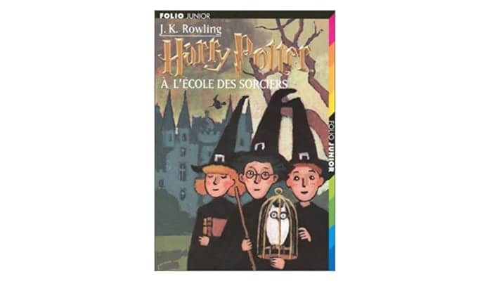 Livre de poche de Harry Potter à l'école des sorciers