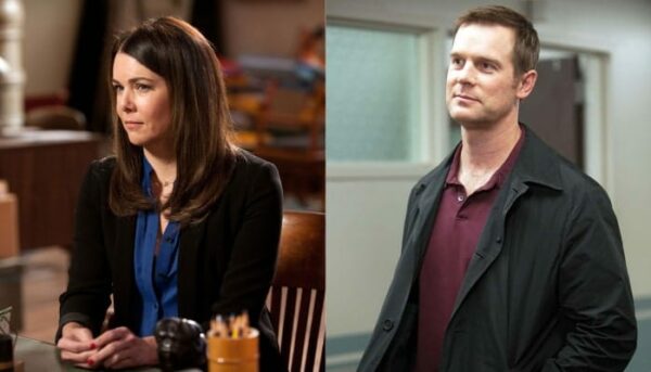 lauren graham, peter krause, couple