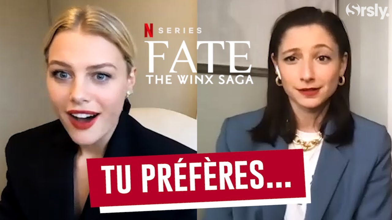 Winx : notre interview 'tu préfères' d'Hannah van der Westhuysen (Stella) et Elisha Applebaum (Musa)