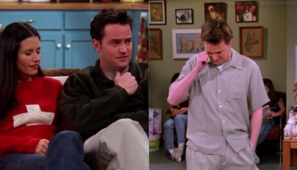 chandler pleure friends