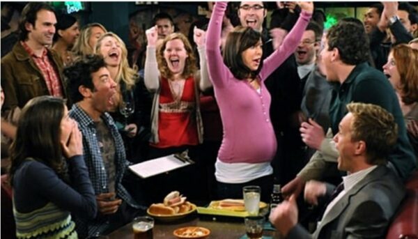 himym, how i met your mother, lily aldrin, enceinte