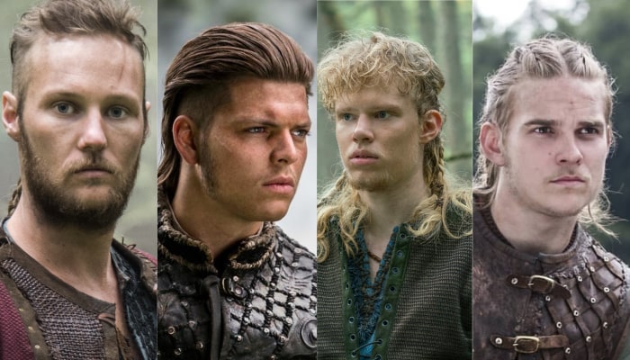 Ubbe, Ivar, Sigurd et Hvitserk - Vikings