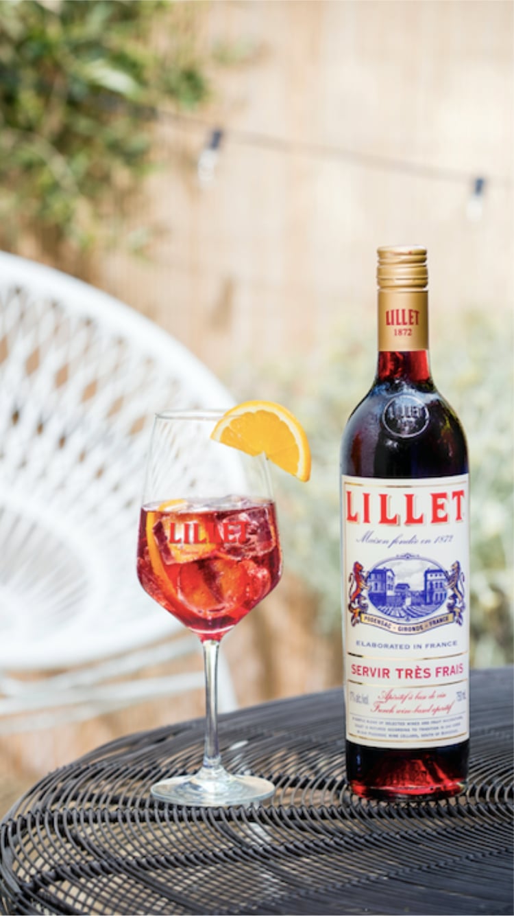 cocktails lillet rouge