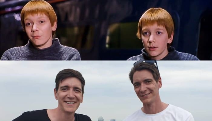 jumeaux Weasley avant après