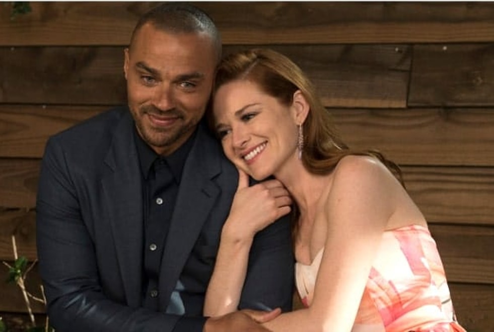 Grey’s Anatomy : une première photo des retrouvailles de Sarah Drew (April) et Jesse Williams (Jackson)