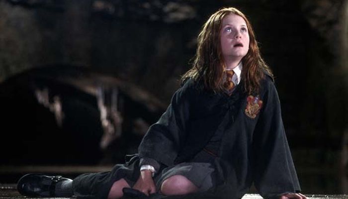 Ginny dans Harry Potter et la chambre des secrets