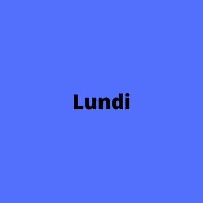 Le lundi