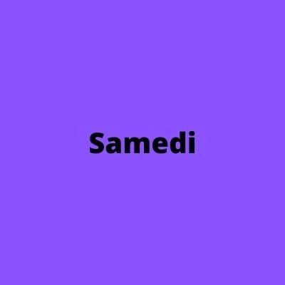 Le samedi