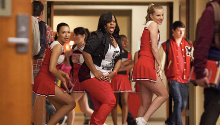 Santana, Britanny et Mercedes de la série Glee