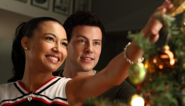 glee, santana, finn