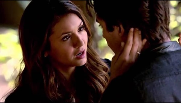 the vampire diaries, elena, damon