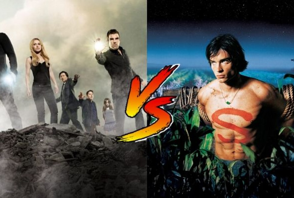 Sondage : le match ultime, tu préfères Smallville ou Heroes ?