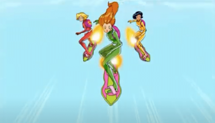 skateboard aérien Totally Spies