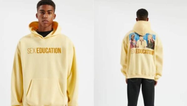 Hoodie_Jaune_Sex Education_Pull and Bear