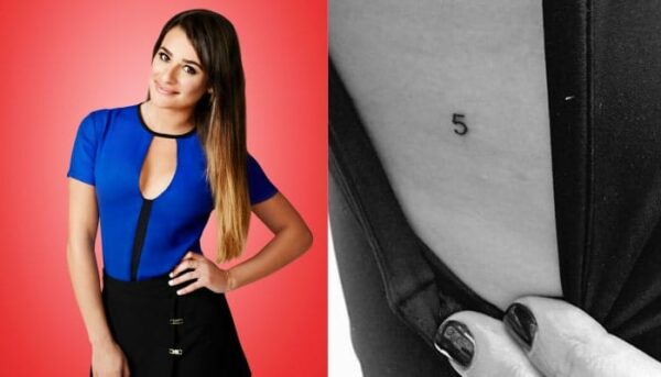 Lea Michele- Tatouage