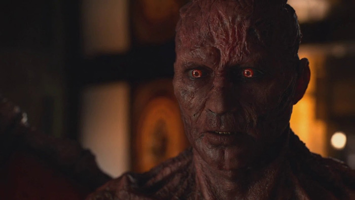 Lucifer visage demon
