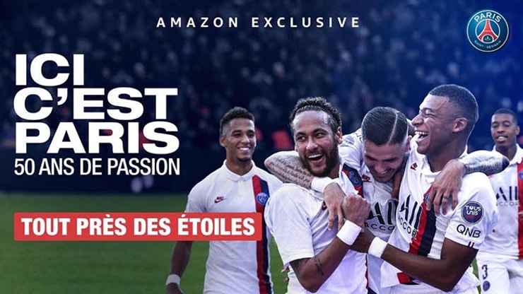 Un docu-série sur le PSG intitulé « Ici c’est Paris, 50 ans de passion » débarque sur Amazon Prime Video