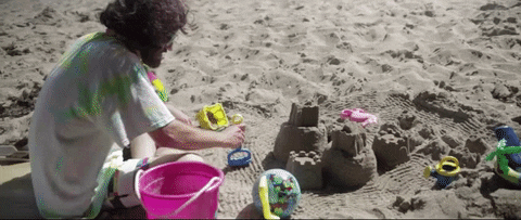 Faire des châteaux de sable