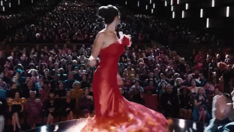 Hunger Games Katniss robe flammes
