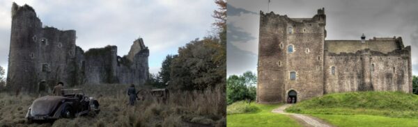 outlander, castle leoch, doune castle