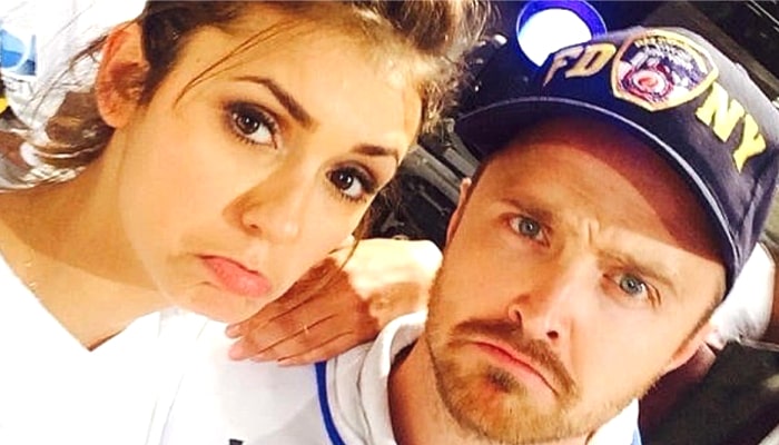 nina dobrev aaron paul