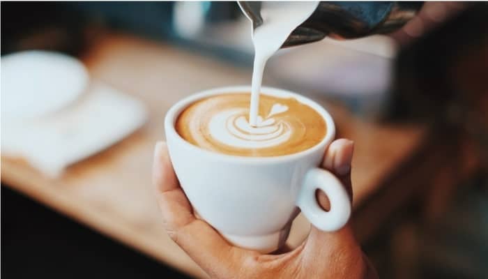 Un café latte