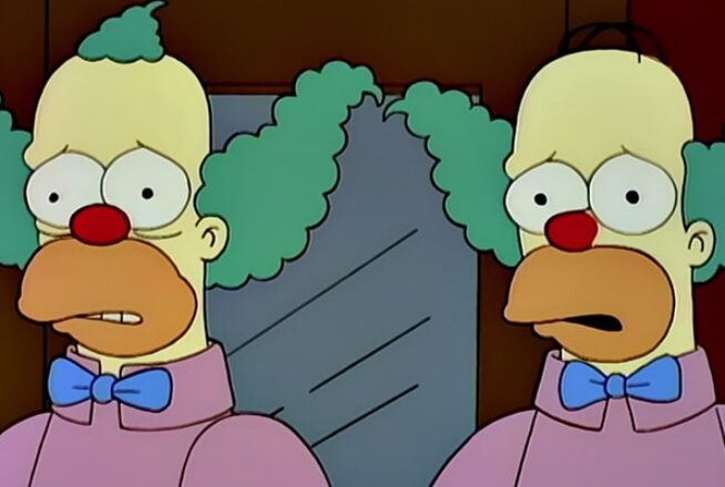 Les Simpson : Homer s&rsquo;est-il déguisé en Krusty le clown pour tuer Monsieur Burns ? La folle théorie de fans