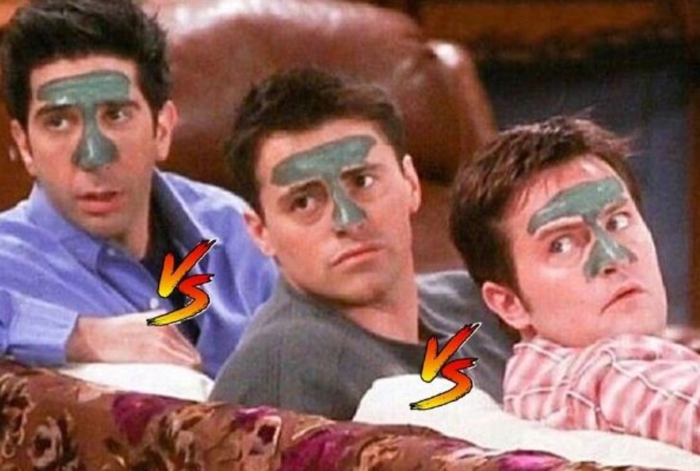 Sondage : le match ultime, tu préfères Joey, Chandler ou Ross de Friends ?