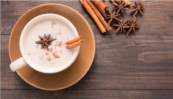 Un chai tea latte