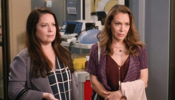 Alyssa Milano et Holly Mary Combs Grey's Anatomy