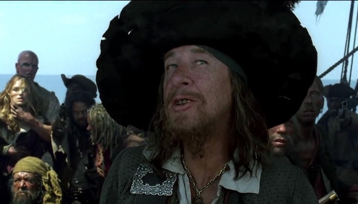 Barbossa Pirates des Caraïbes