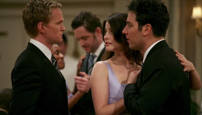 ted robin barney how i met your mother séries