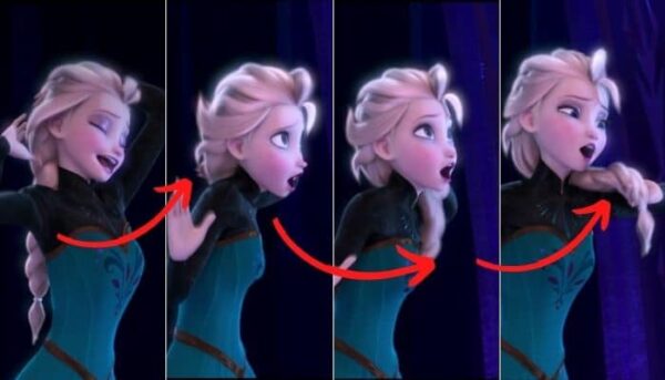 Elsa erreur natte Reine des Neiges