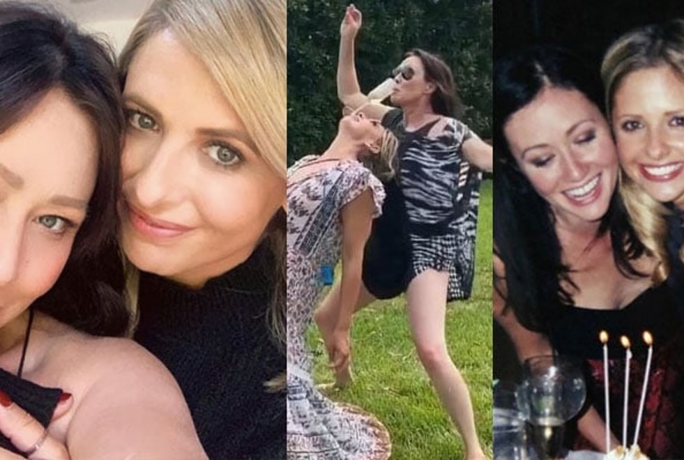 Buffy et Charmed : les 10 meilleures photos BFF de Sarah Michelle Gellar et Shannen Doherty