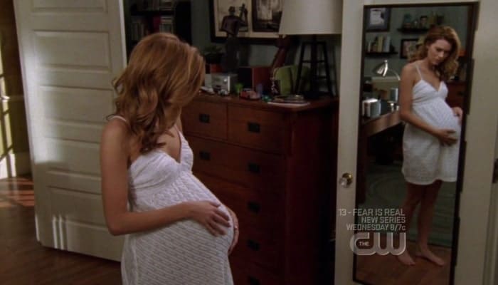 grossesses Peyton enceinte les frères Scott