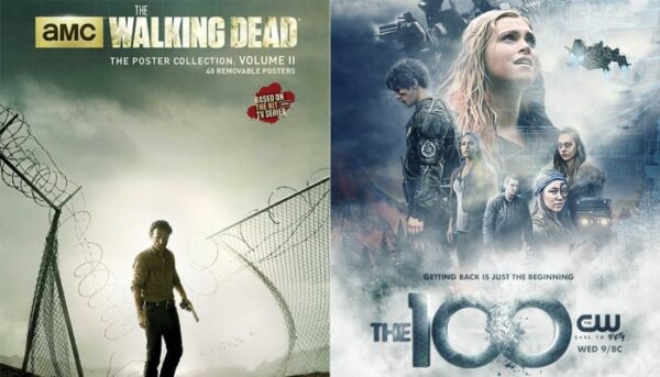 the walking dead / The 100