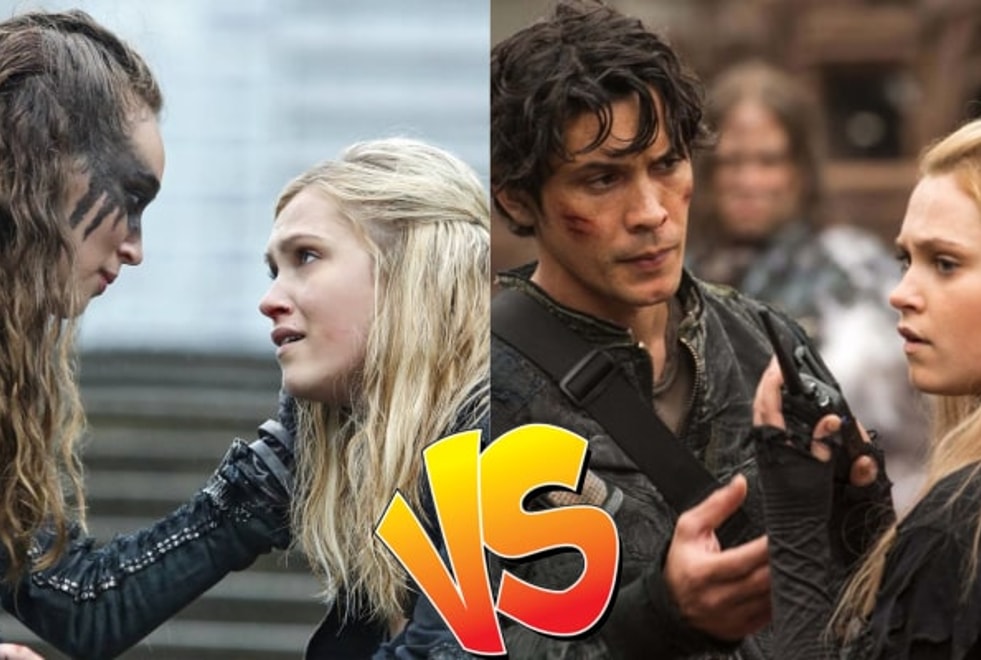 Sondage : match ultime, tu shippes Clexa ou Bellarke dans The 100 ?