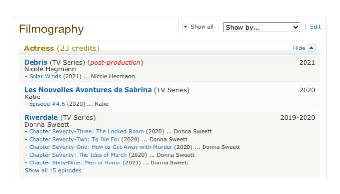Capture IMDB