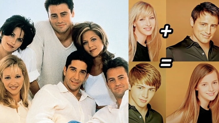 Friends : un fan a imaginé la tête des enfants des persos de la série grâce à FaceApp
