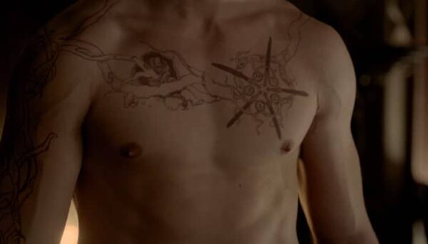 the vampire diaries, tatouage jeremy