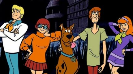 Porte clé Keychain Ø45mm Scooby Doo Scoubidou TV Dessin Animé Animation 