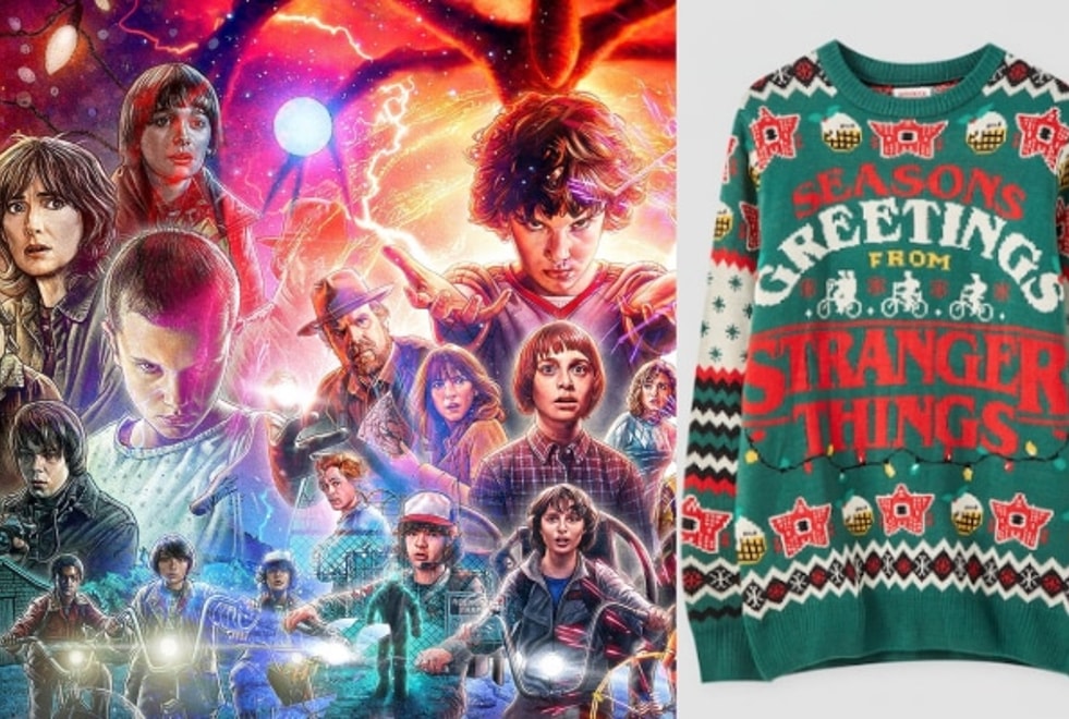 Stranger Things : Pull and Bear a sorti un pull de Noël trop cool dédié à la série
